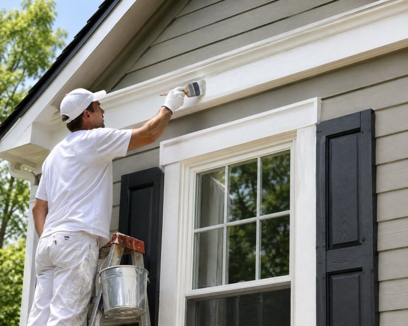 Exterior Trim Painting