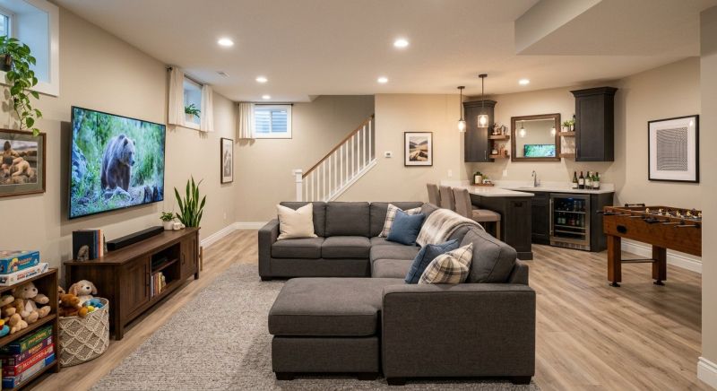 Finished Basement Design Ideas