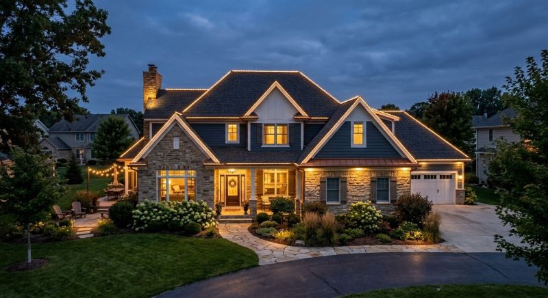Permanent Outdoor Lighting Installation