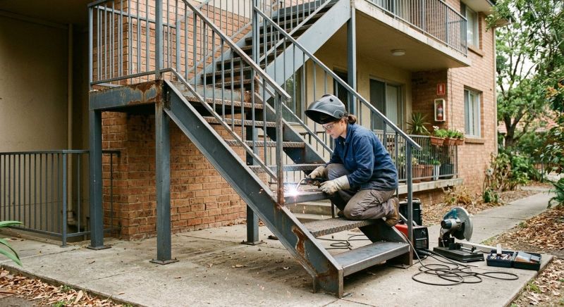 Metal Stairs Repair